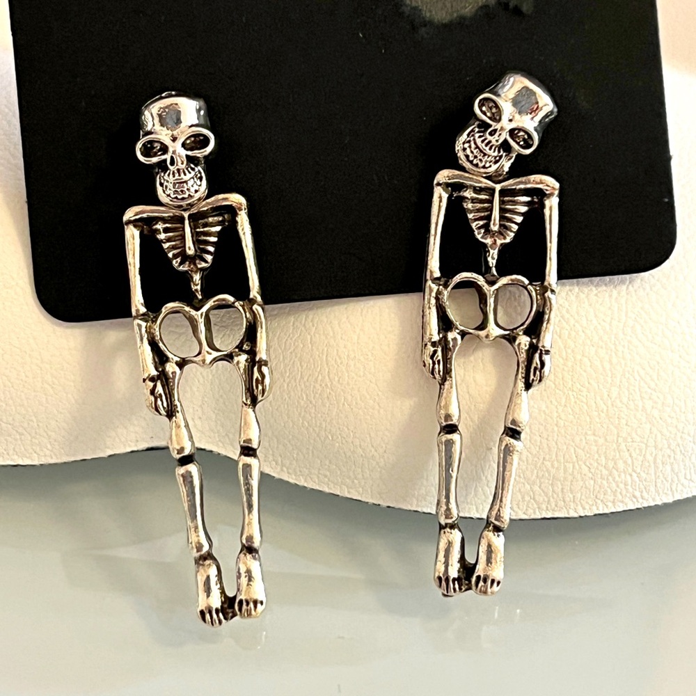 Skelton Earrings NWT